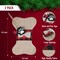 Ornativity Christmas Plaid Pet Stocking - Cute Buffalo Plaid Doggy Bone Paw Stockings for Puppy Dog Pets Set - Pack of 2